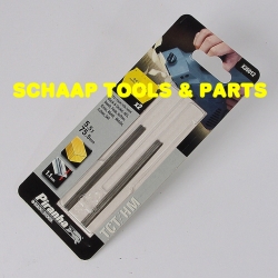 Schaafbeitel set wisselmes 75.5 x 5.5 x 1.1 mm TCT/HM per set | X35012